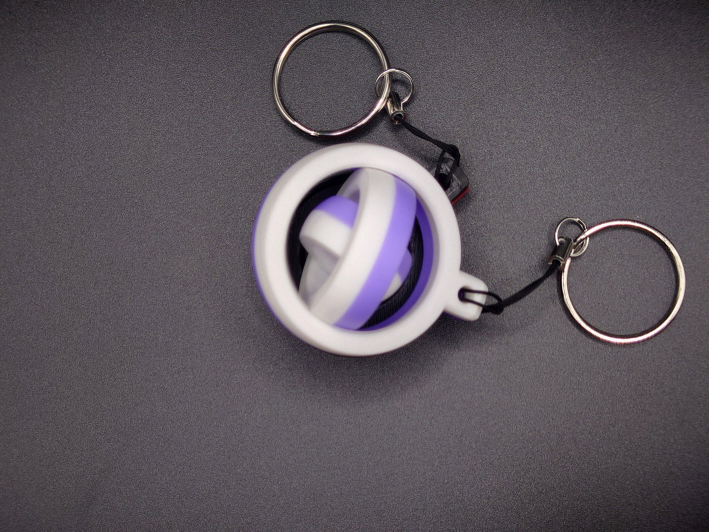 Fidget Circle Gyro Keyring - Keep Your Hands Busy!