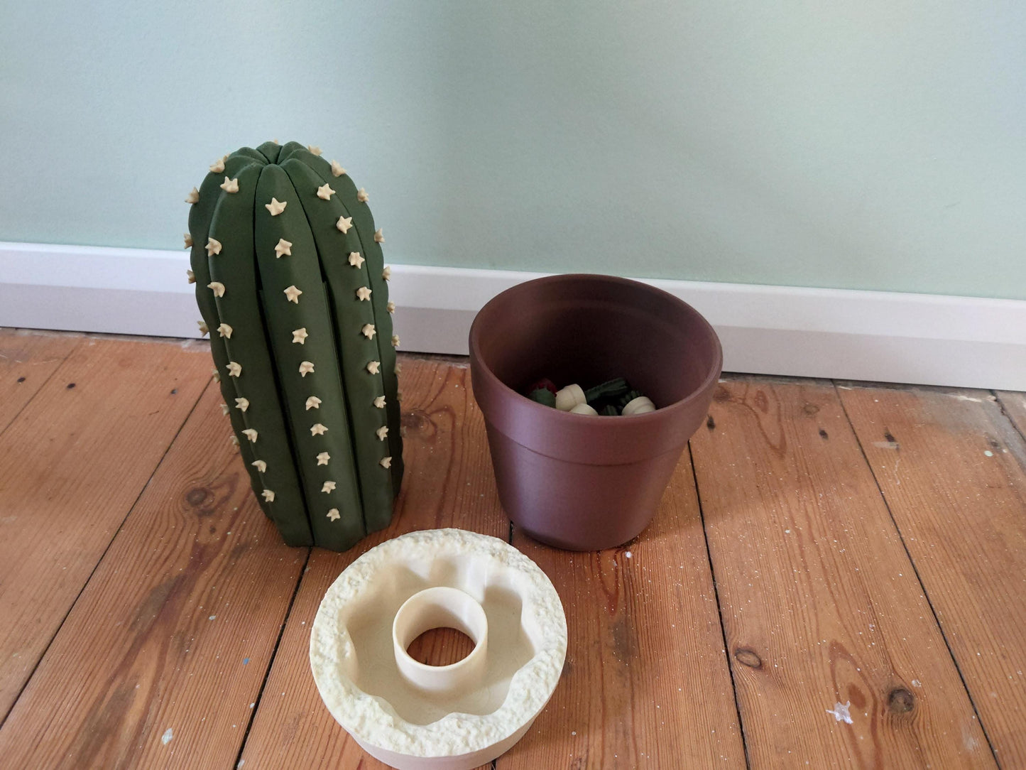 Cactus Chess Set Roll up portable chess set for Chess & Plant lovers