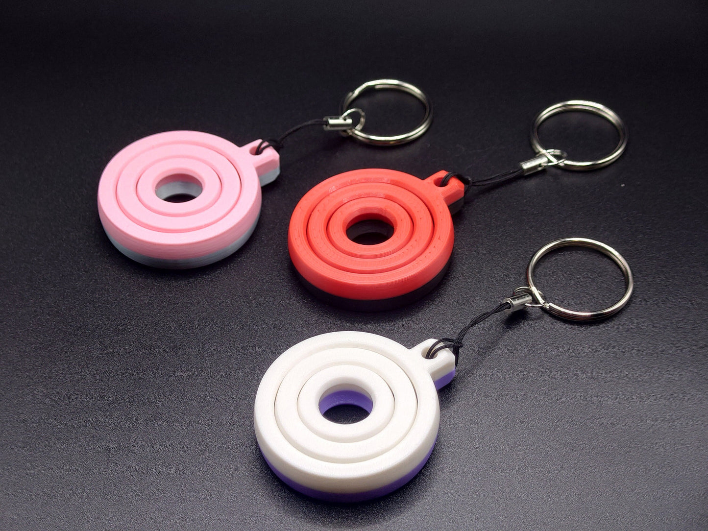 Fidget Circle Gyro Keyring - Keep Your Hands Busy!