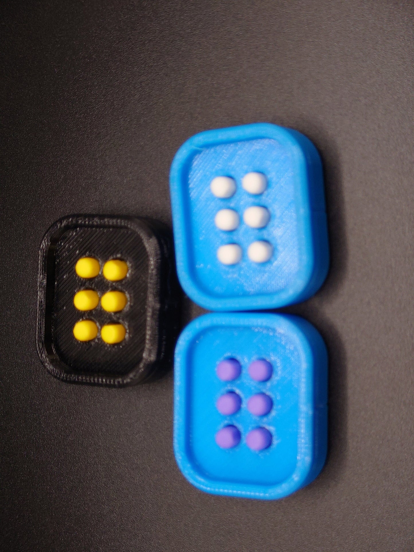 3D Printed Braille Training Cell Learn Braille easily - Sensory Toy