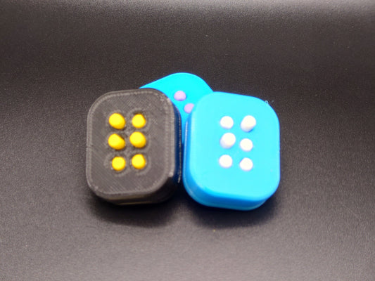 3D Printed Braille Training Cell Learn Braille easily - Sensory Toy