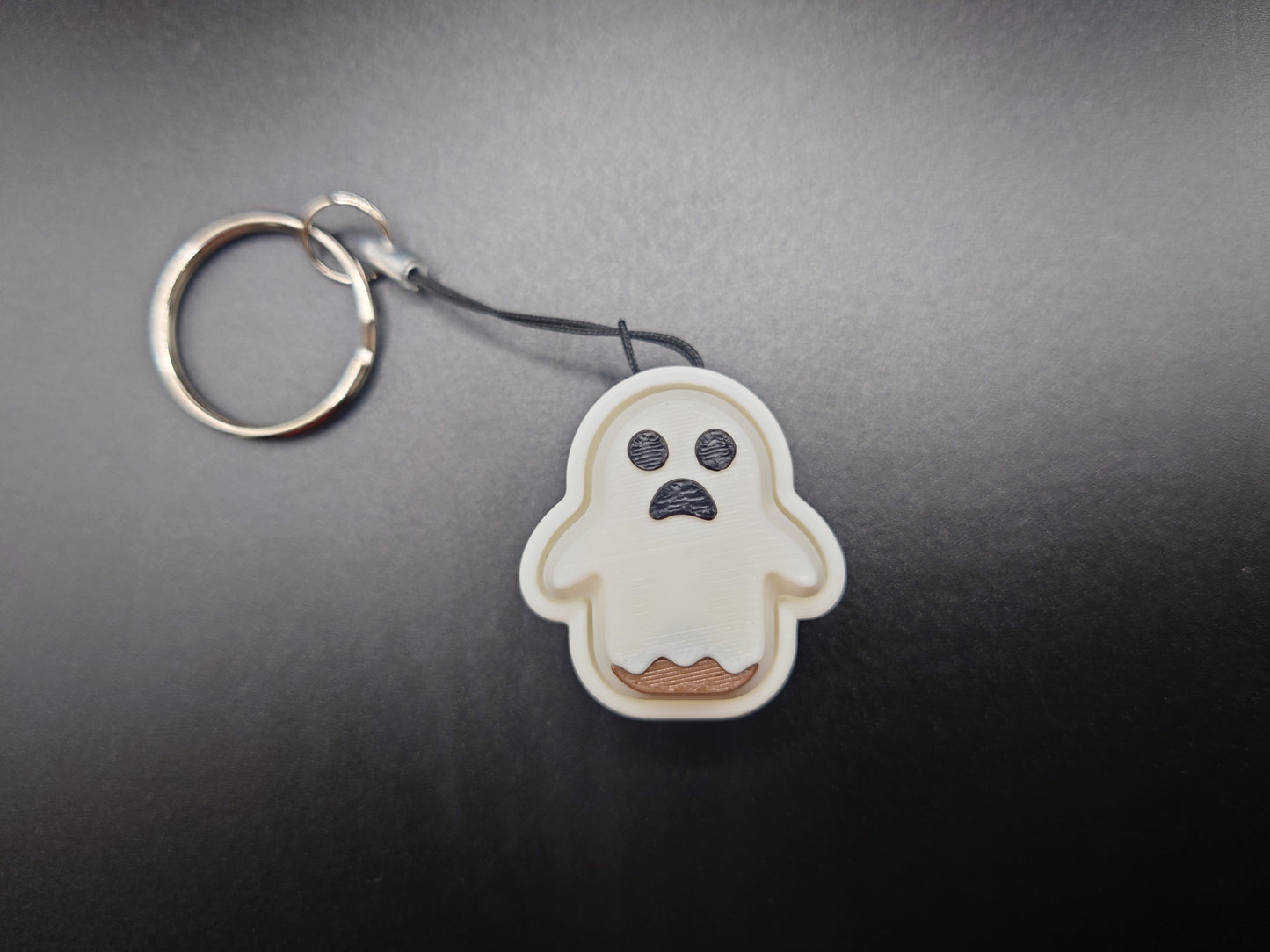 Clicky Ghost Popsicle fidget toy - 3D Printed Keyboard switch Fidget Keyring Without Stick 1.