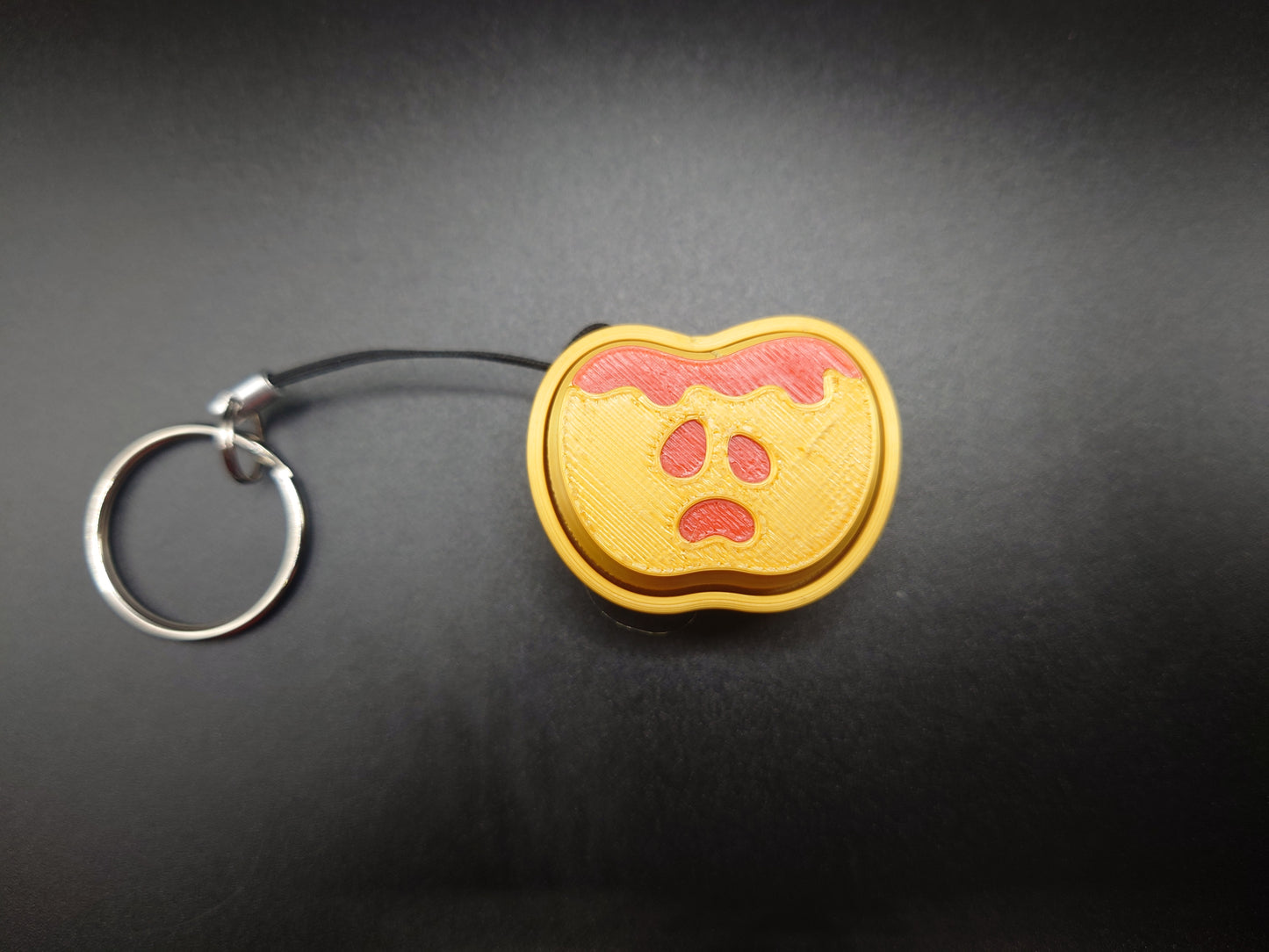 Clicky Toffee Apple Toy - 3D Printed Keyboard switch Fidget Keyring Candy Apple 7.