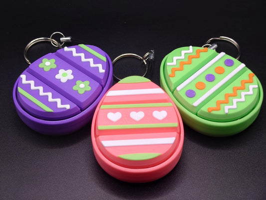 Easter Egg Fidget Clicker Sensory Keyboard Triple Clicky Keyring