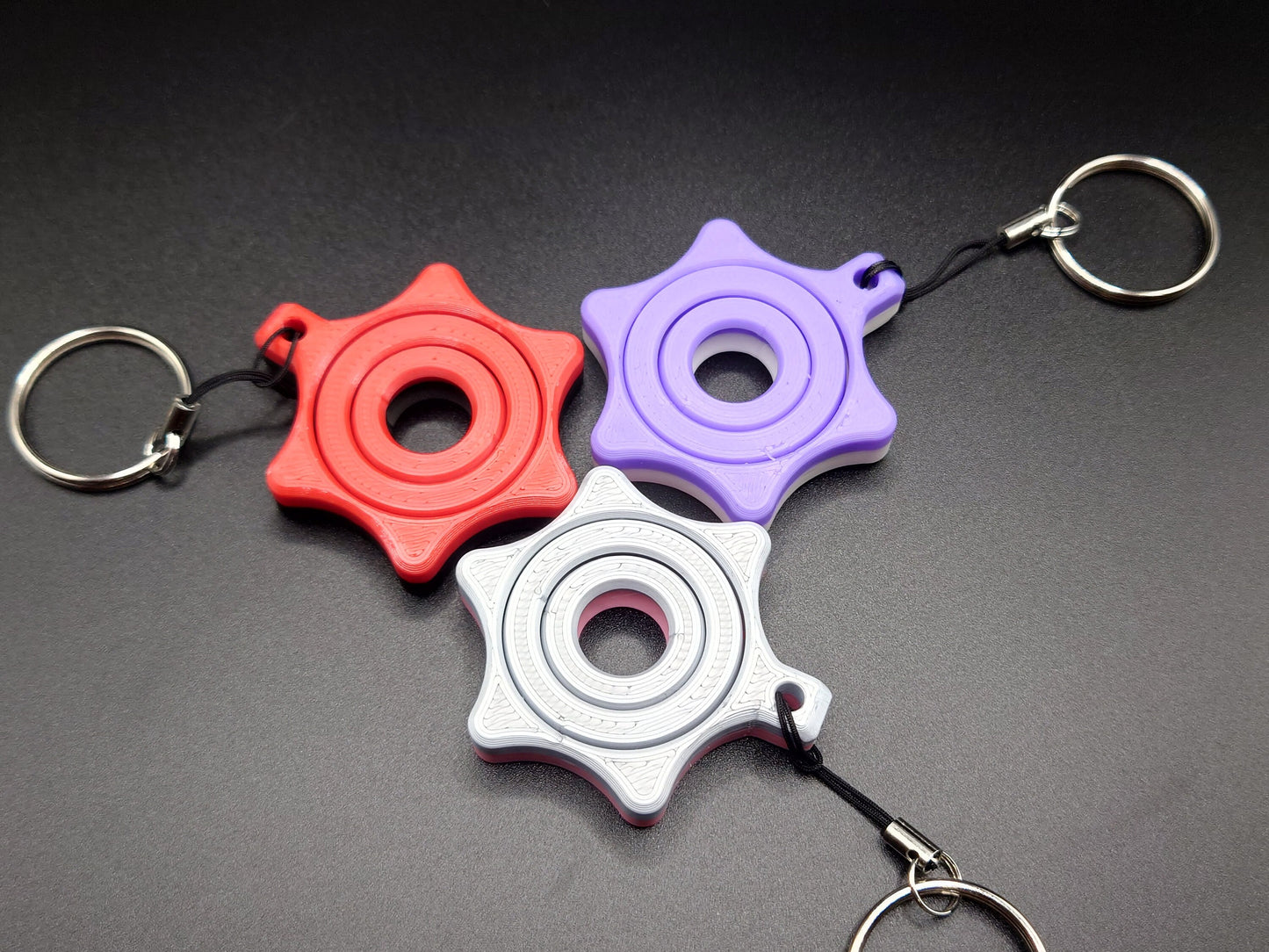 Fidget Star Keychain - Fun Stress Relief Toy
