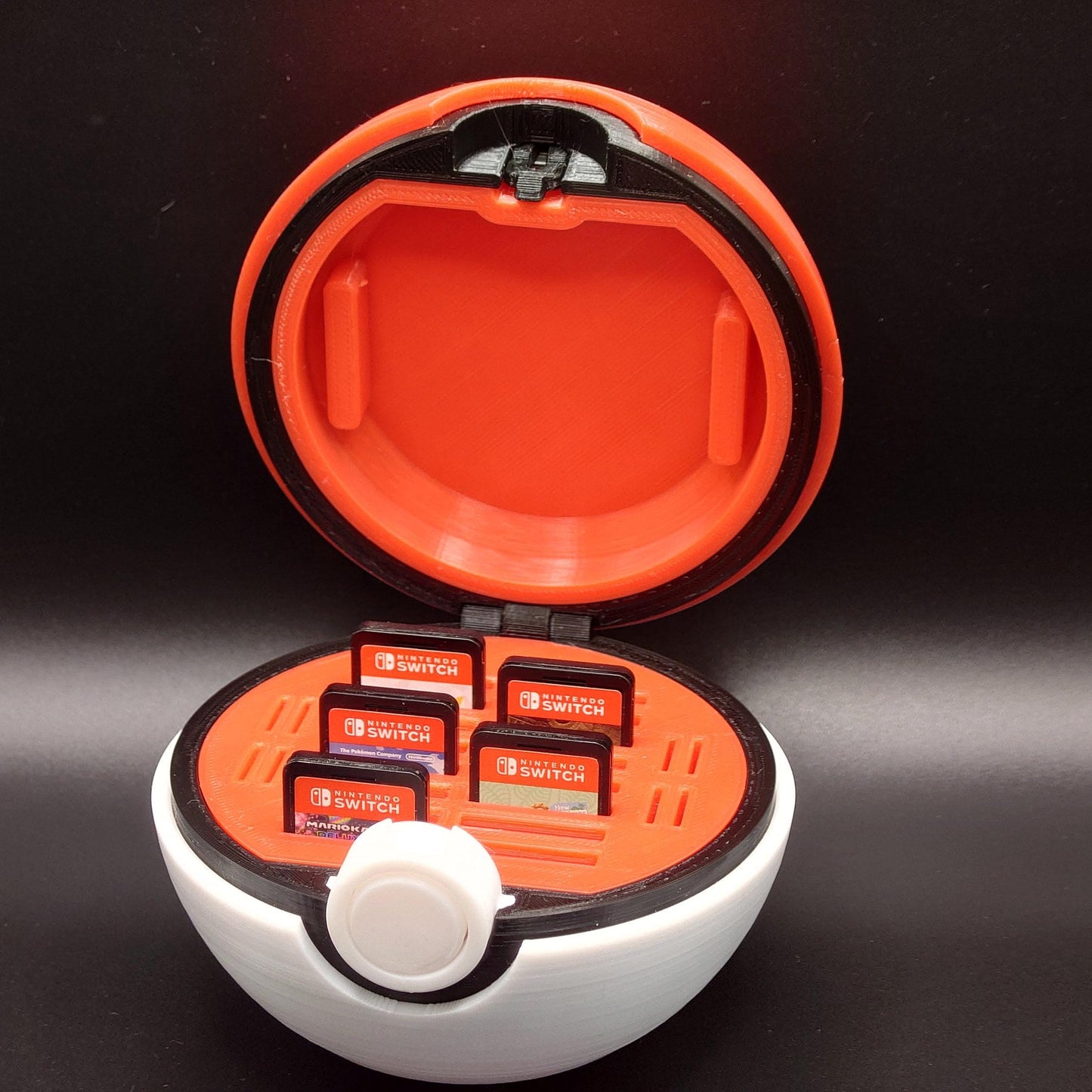 Pokemon Pokeball Nintendo Switch / Switch 2 Game Card & Micro SD Holder