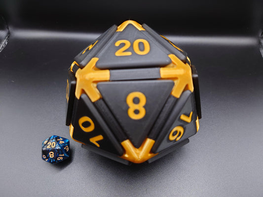 D20 Dice 3d Printed fidget Clicker, DND Die Keyboard Switch Desk Toy