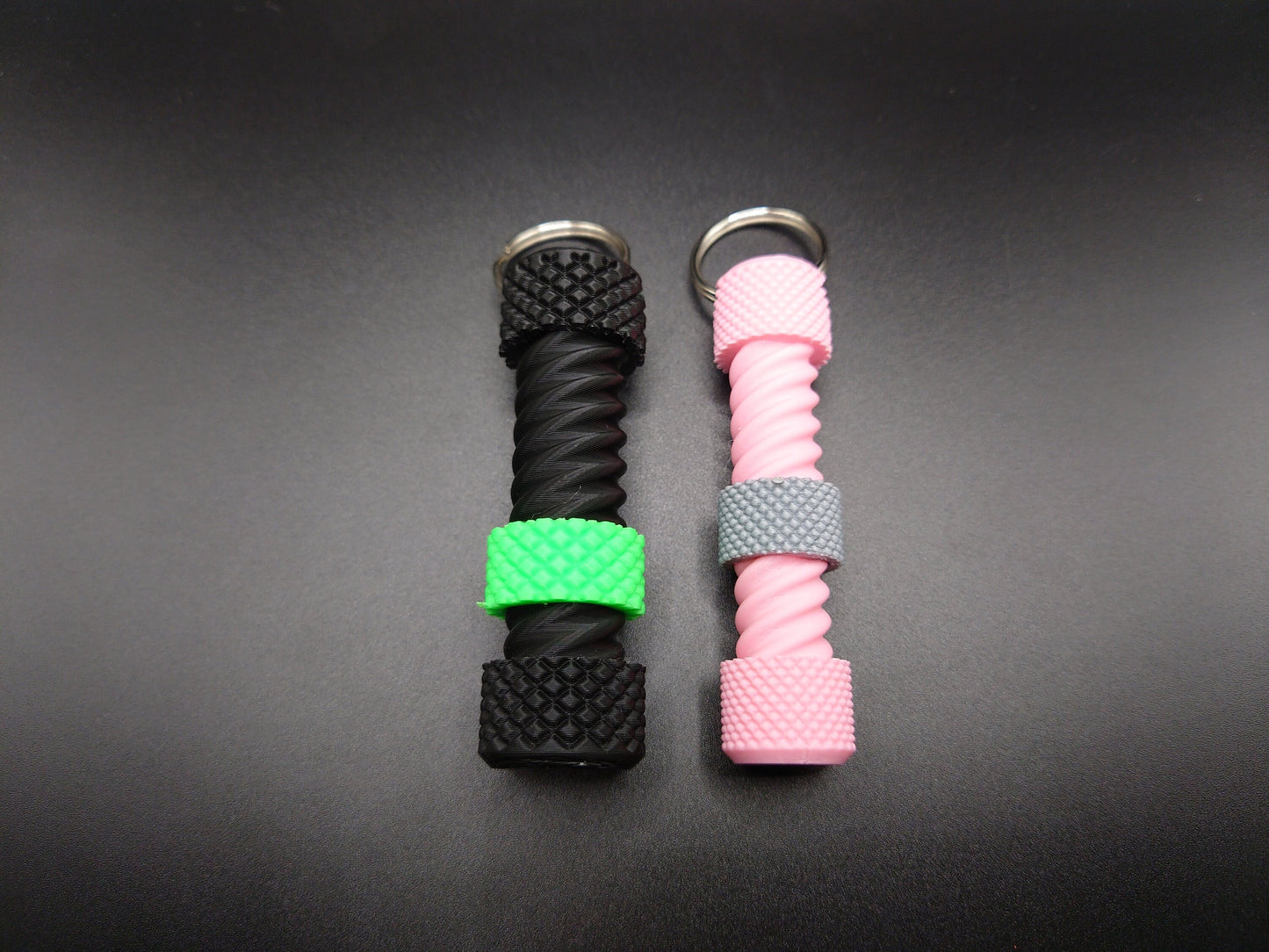 3D Printed Fidget Thick Bolt Keyring