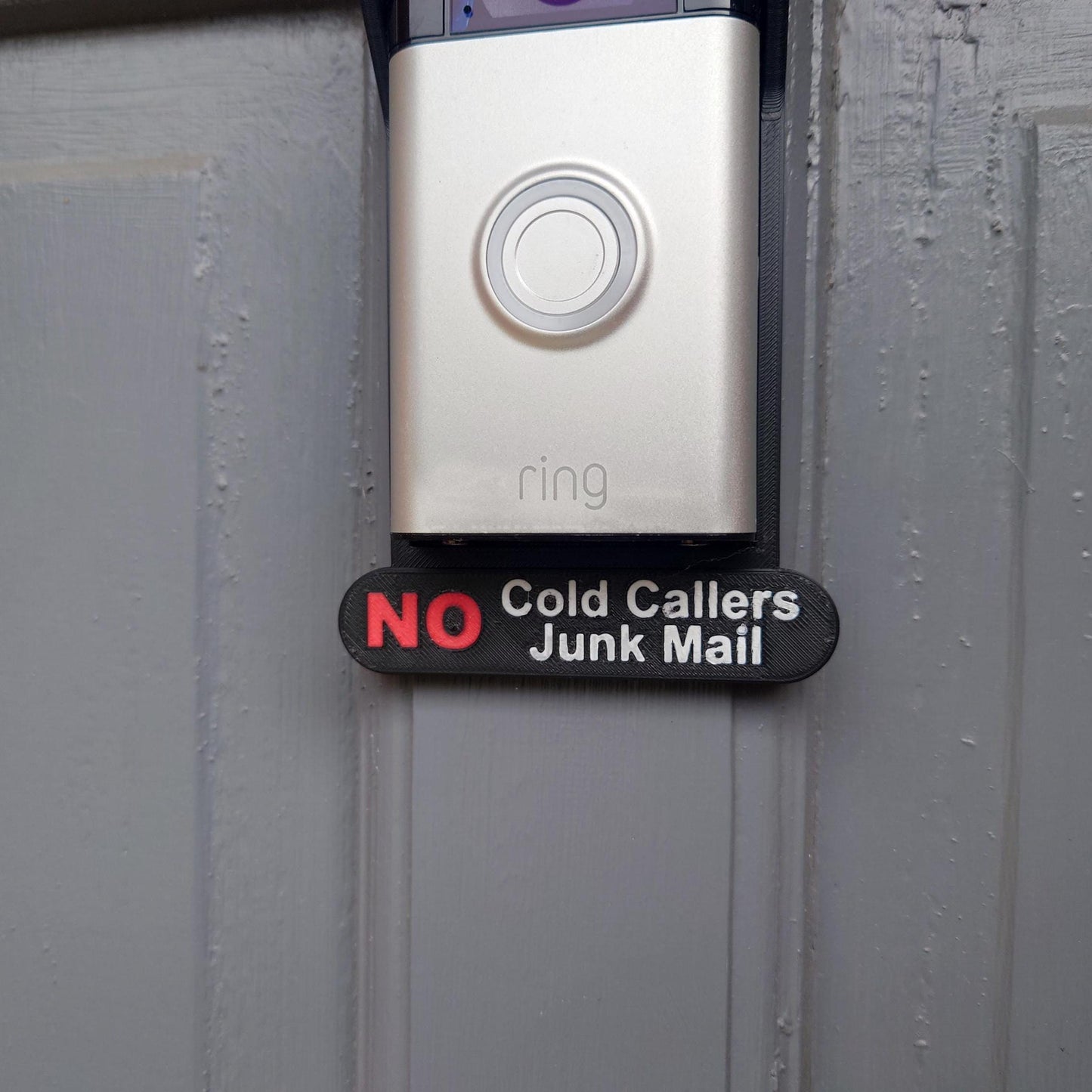 Clip on Rain & Sun Cover For Ring 2nd Generation Doorbell No Cold Callers, No Junk Mail