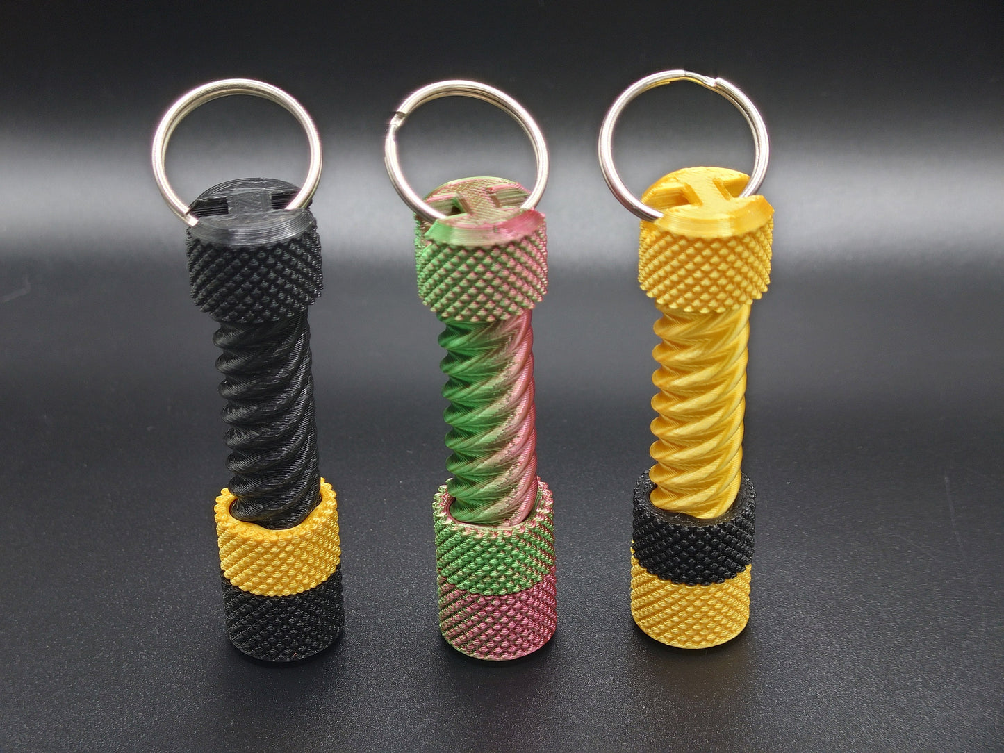 3D Printed Fidget Bolt Keyring