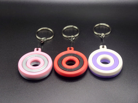 Fidget Circle Gyro Keyring - Keep Your Hands Busy!