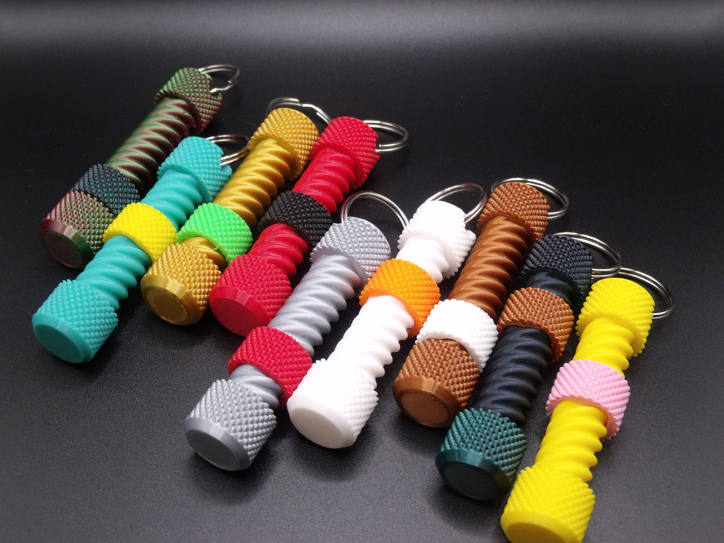3D Printed Fidget Bolt Keyring