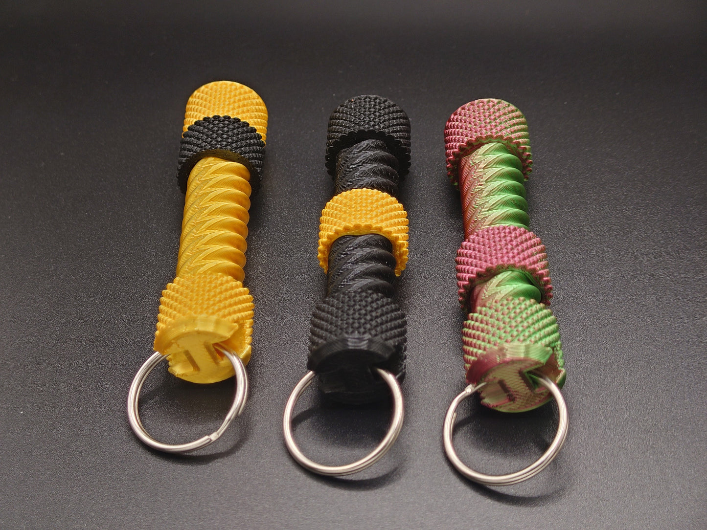 3D Printed Fidget Bolt Keyring