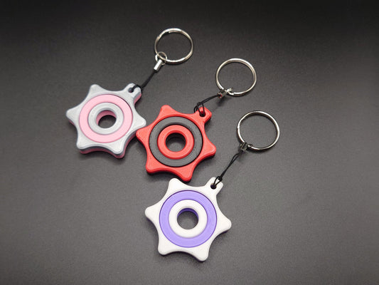 Fidget Star Keychain - Fun Stress Relief Toy
