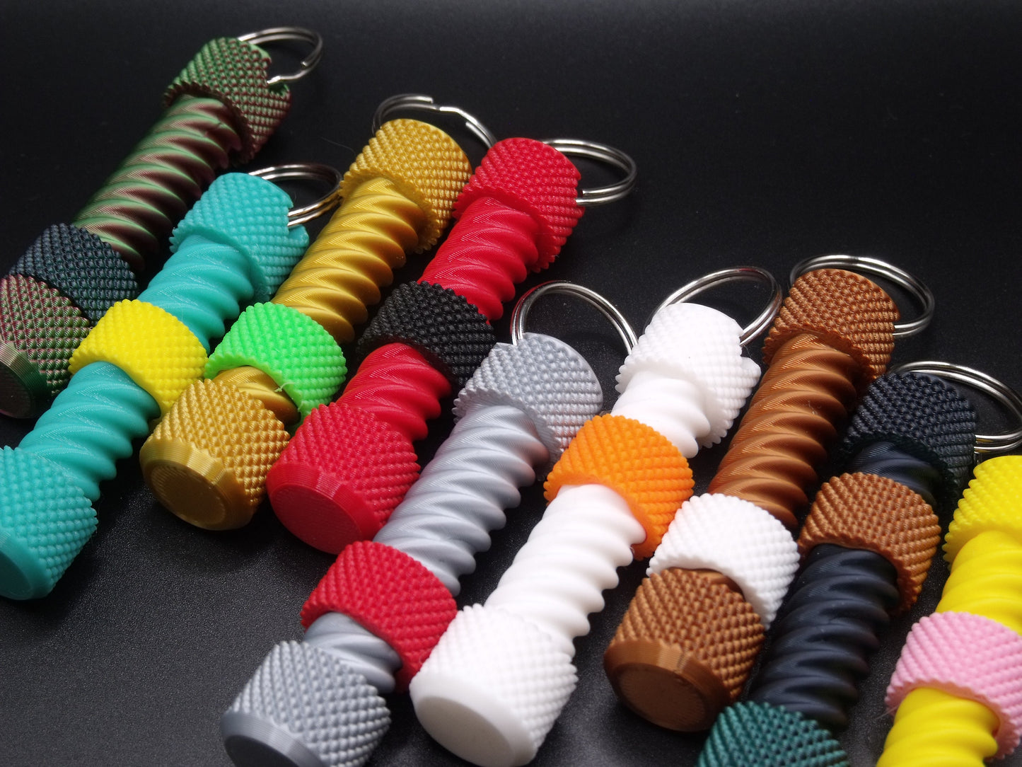3D Printed Fidget Bolt Keyring