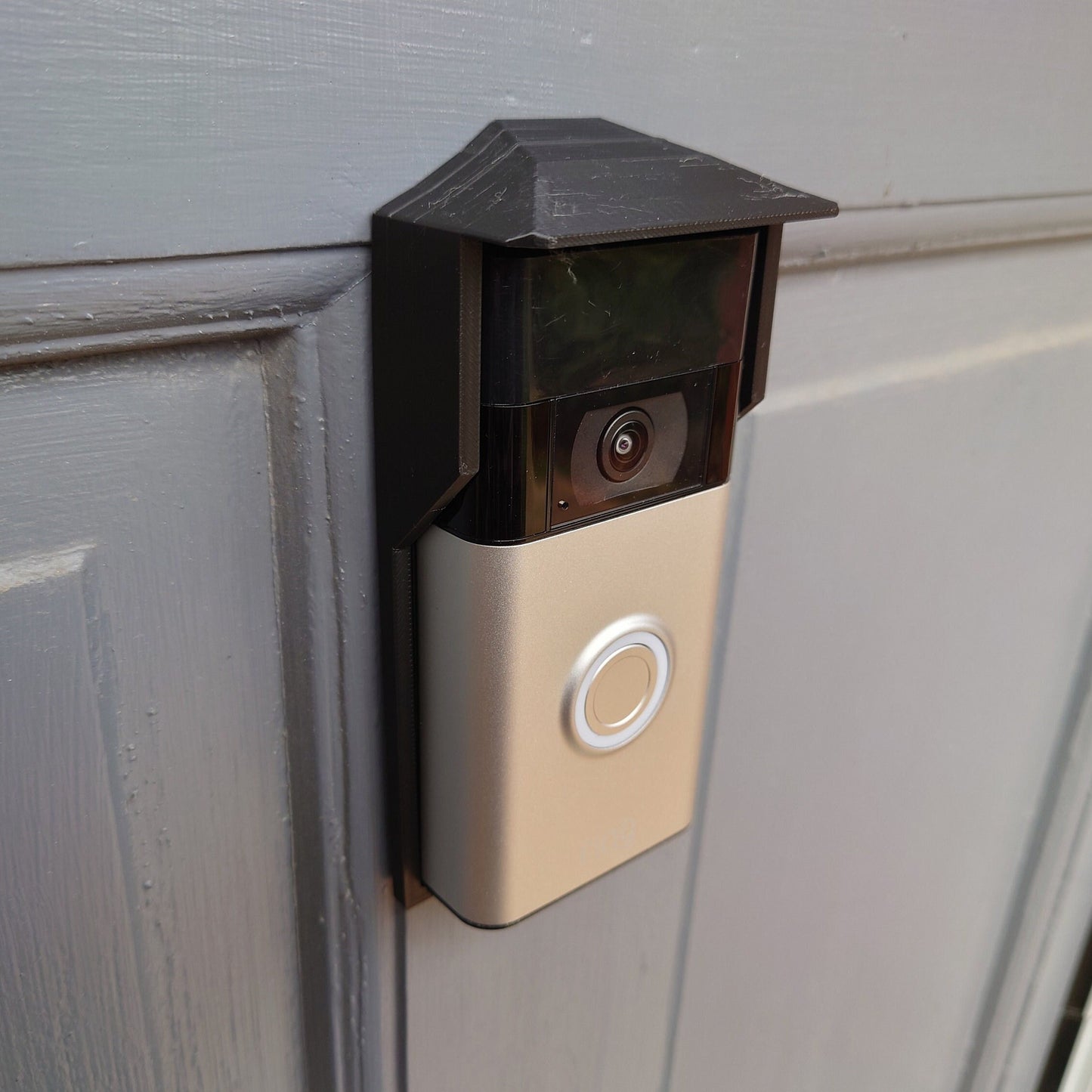 Clip on Rain & Sun Cover For Ring 2nd Generation Doorbell