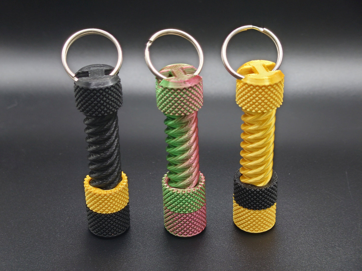 3D Printed Fidget Bolt Keyring