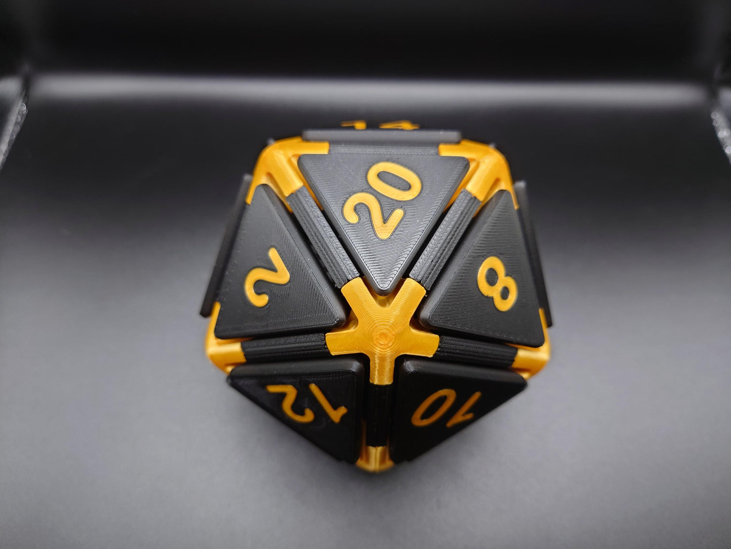 D20 Dice 3d Printed fidget Clicker, DND Die Keyboard Switch Desk Toy