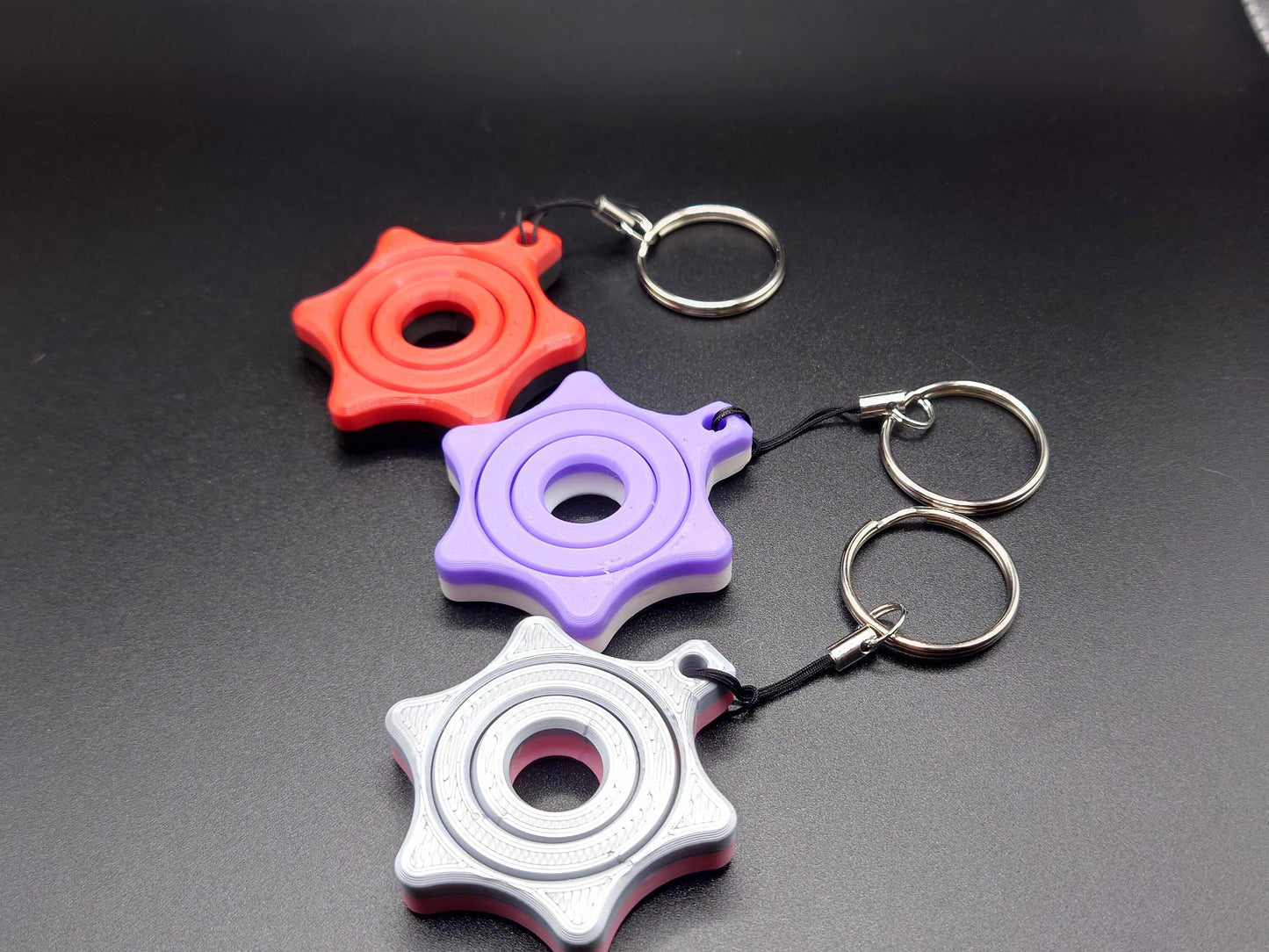 Fidget Star Keychain - Fun Stress Relief Toy