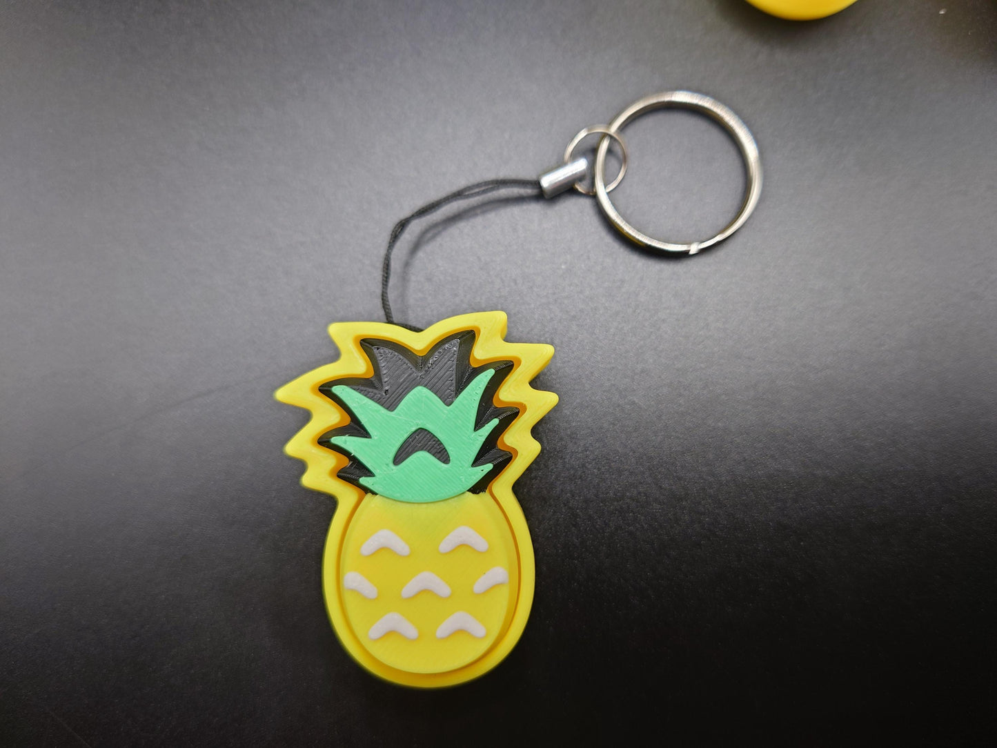 Pineapple Fidget EDC Anxiety Aid Keyring Clicker Pineapple