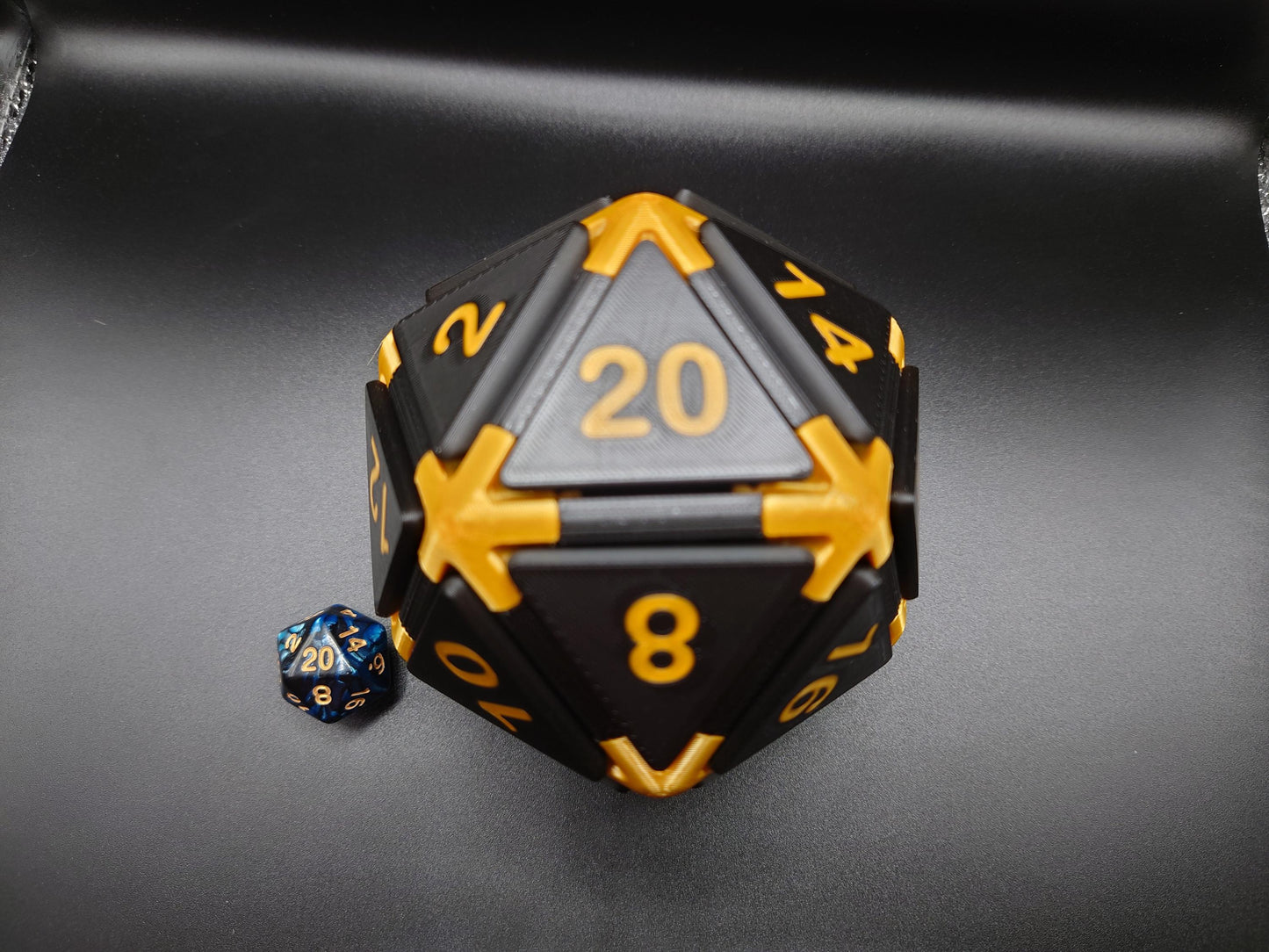 D20 Dice 3d Printed fidget Clicker, DND Die Keyboard Switch Desk Toy