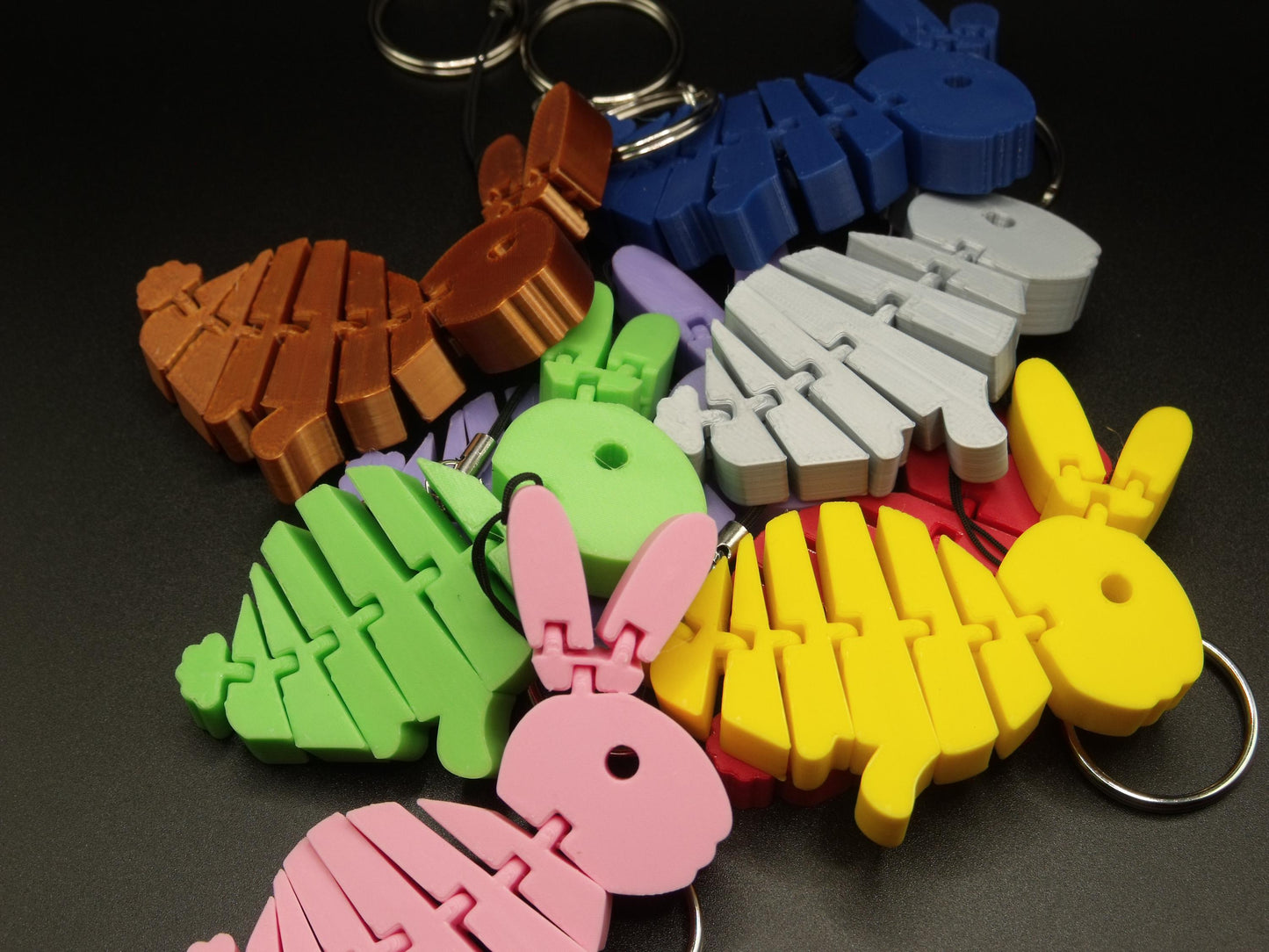 Flexible Rabbit Keyring