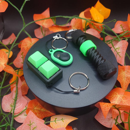 Fidget Bolt, Magnetic Thumb Fidget & Keyboard Fidget Anxiety Aid Bundle