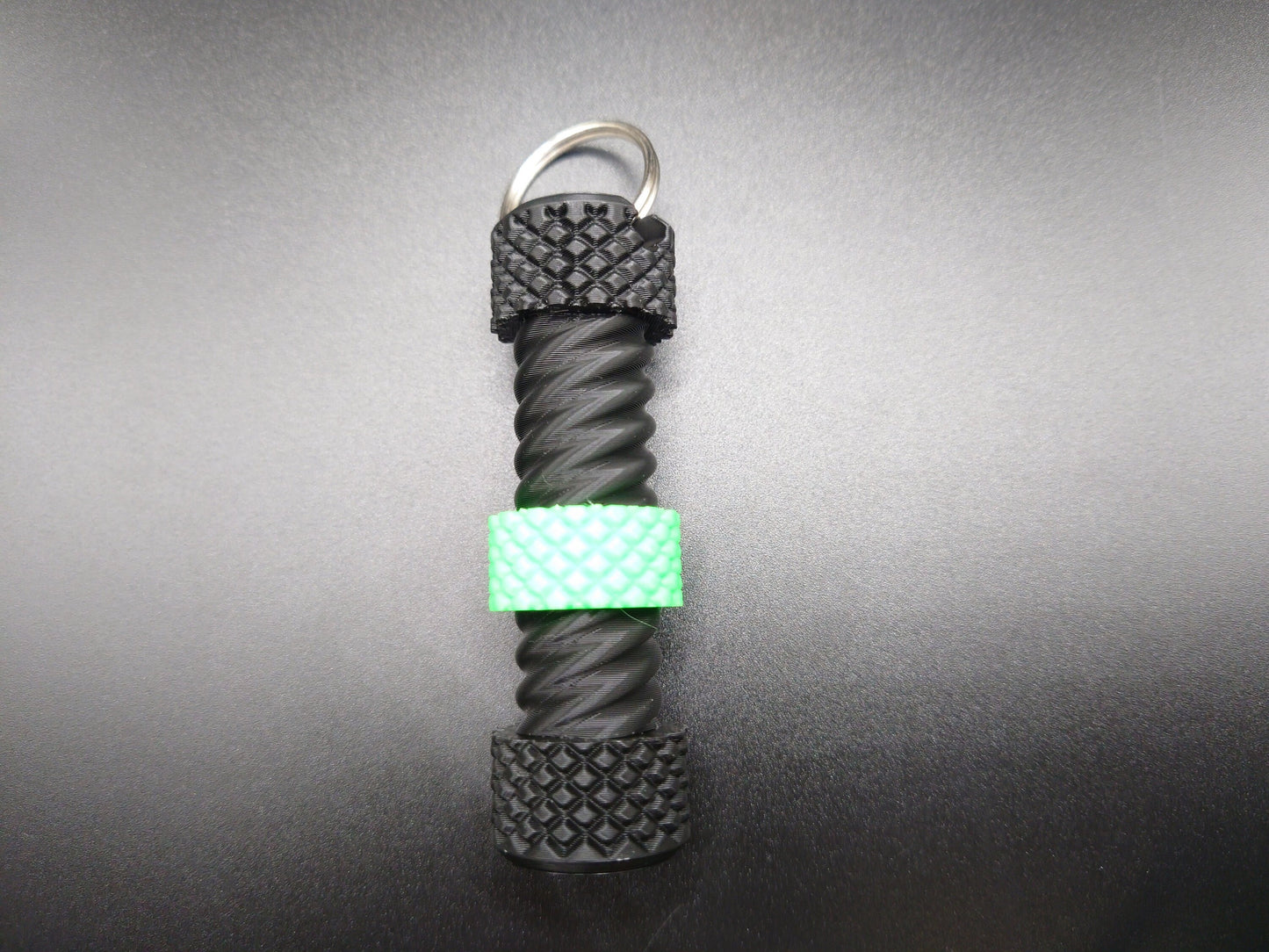 3D Printed Fidget Thick Bolt Keyring
