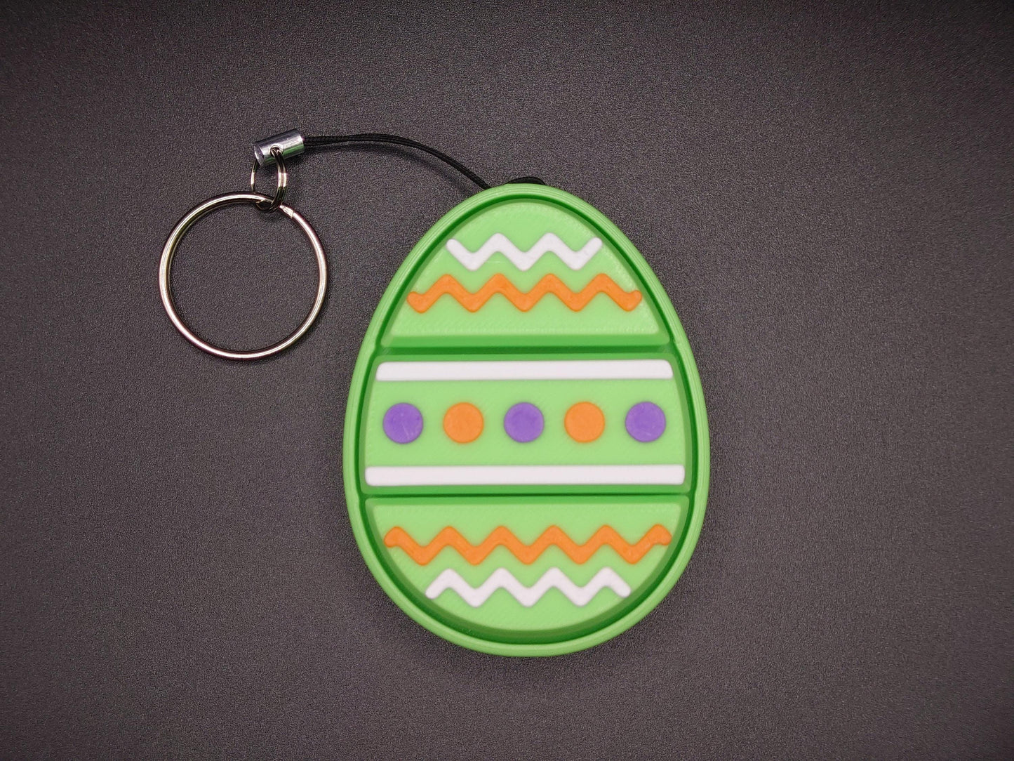 Easter Egg Fidget Clicker Sensory Keyboard Triple Clicky Keyring