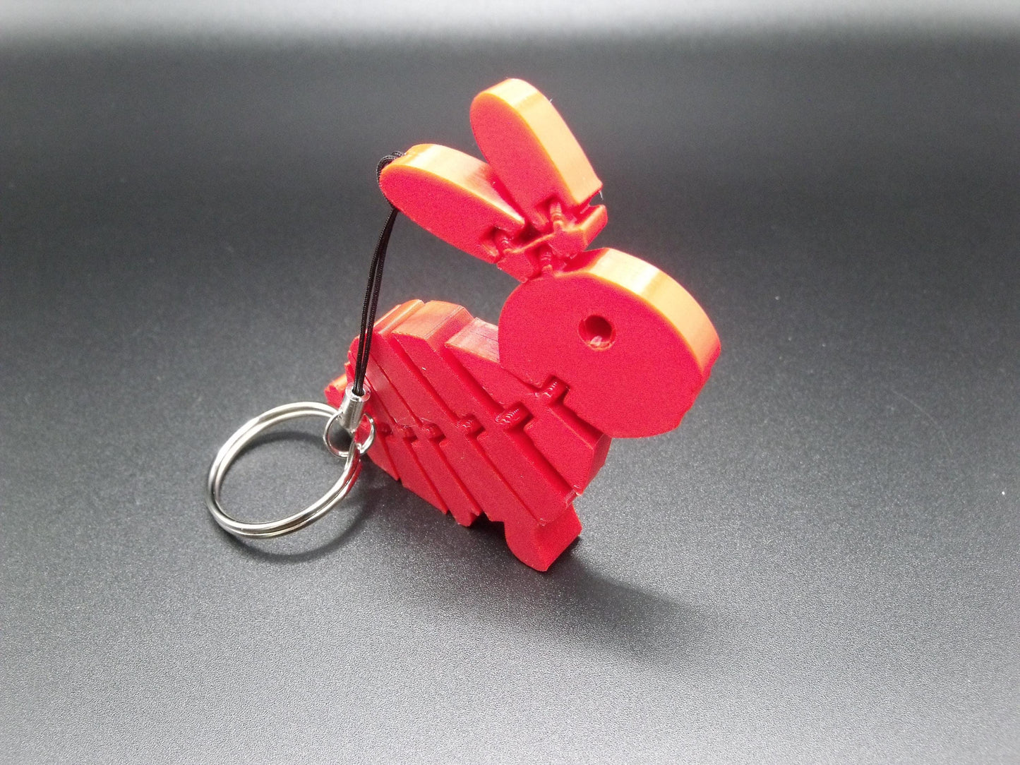 Flexible Rabbit Keyring