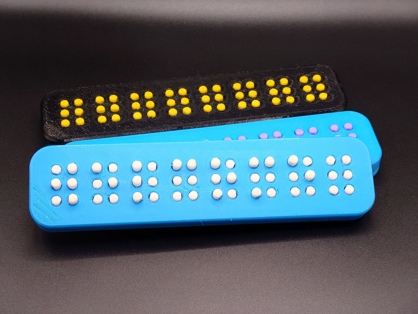 3D Printed Braille Training 8 Cell Learn Braille easily - Sensory Toy