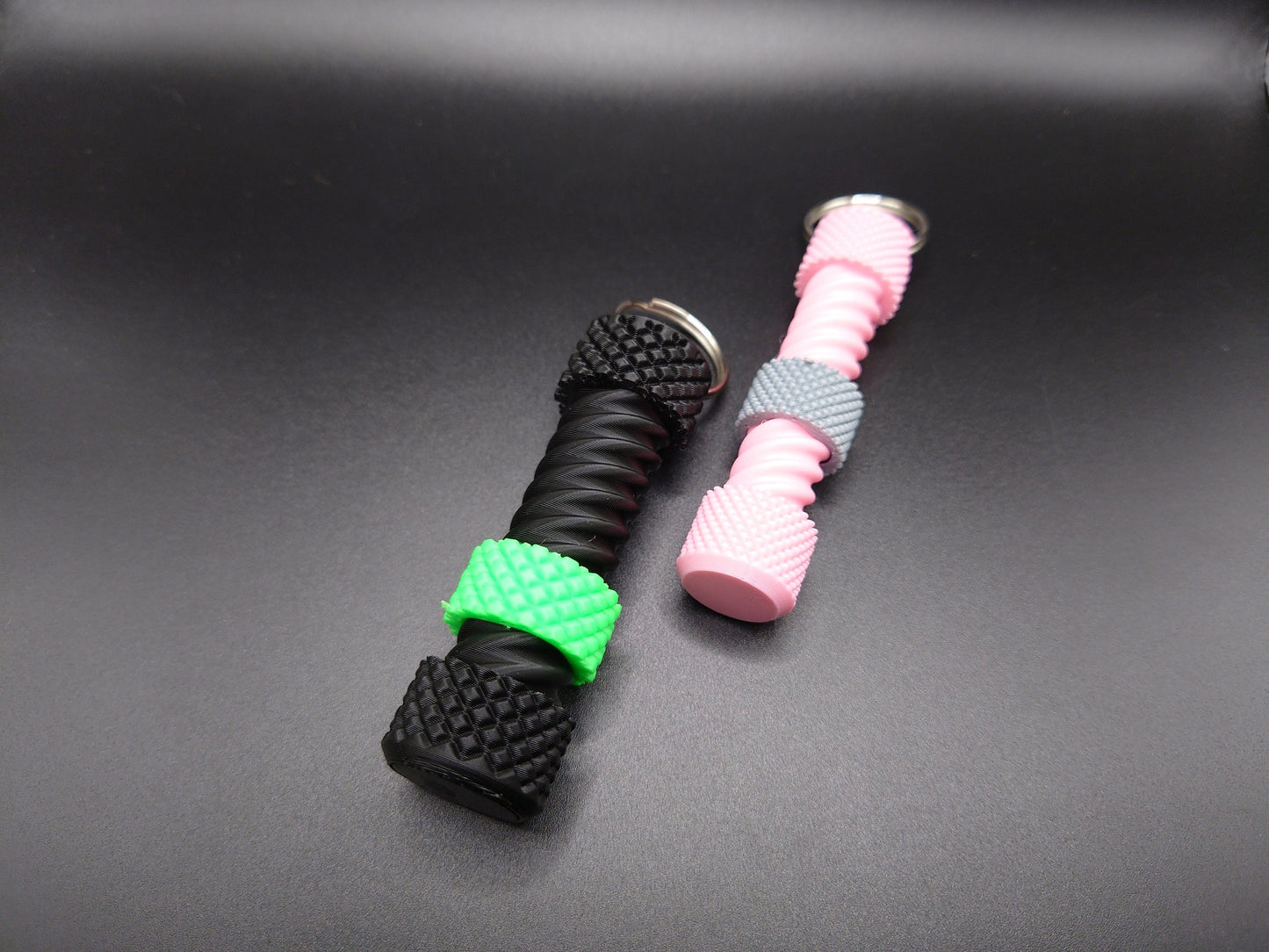 3D Printed Fidget Thick Bolt Keyring