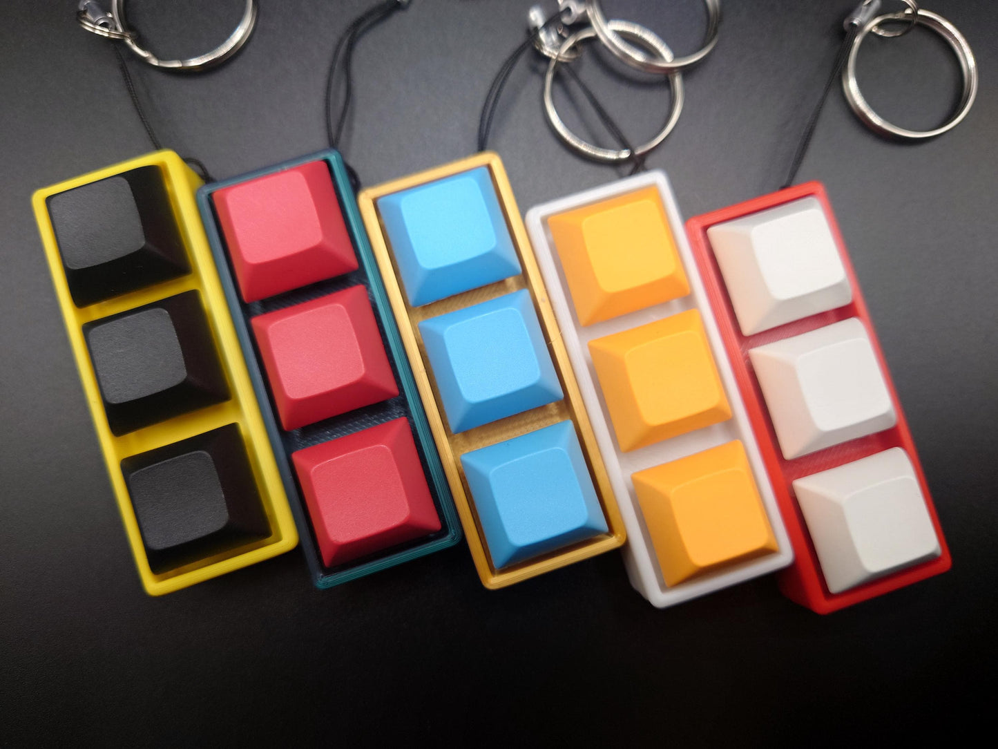 Keyboard Fidget - Triple key Mechanical Switch Clicker
