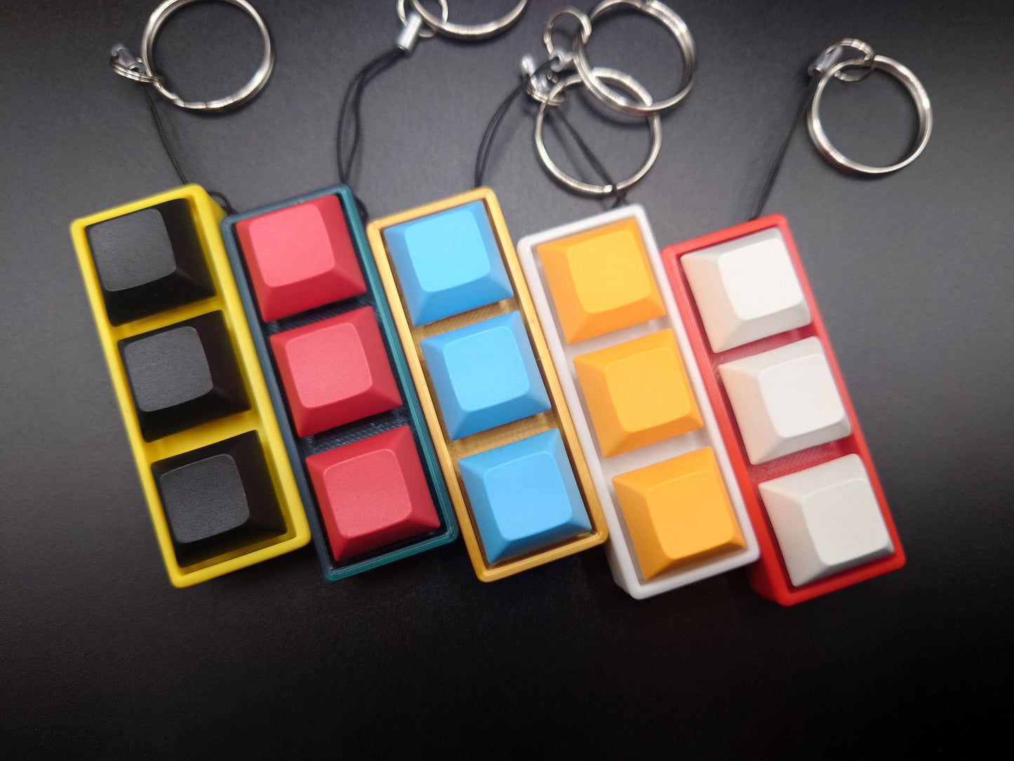 Keyboard Fidget - Triple key Mechanical Switch Clicker