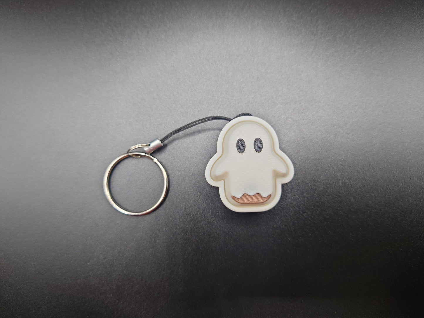 Clicky Ghost Popsicle fidget toy - 3D Printed Keyboard switch Fidget Keyring