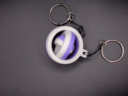 Fidget Circle Gyro Keyring - Keep Your Hands Busy!