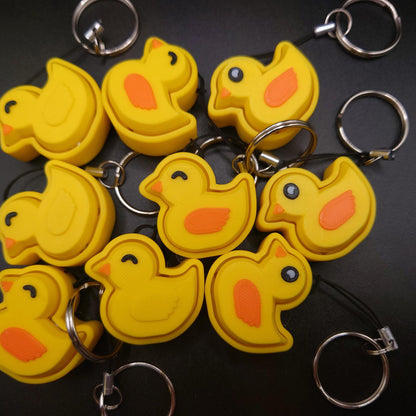 Clicky Duck Fidget Toy Keychain