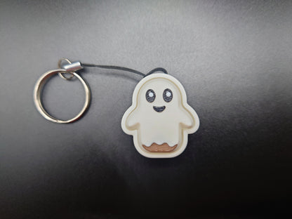 Clicky Ghost Popsicle fidget toy - 3D Printed Keyboard switch Fidget Keyring Without Stick 5.