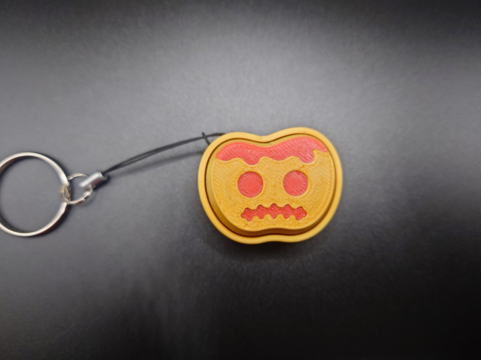 Clicky Toffee Apple Toy - 3D Printed Keyboard switch Fidget Keyring Candy Apple 4.