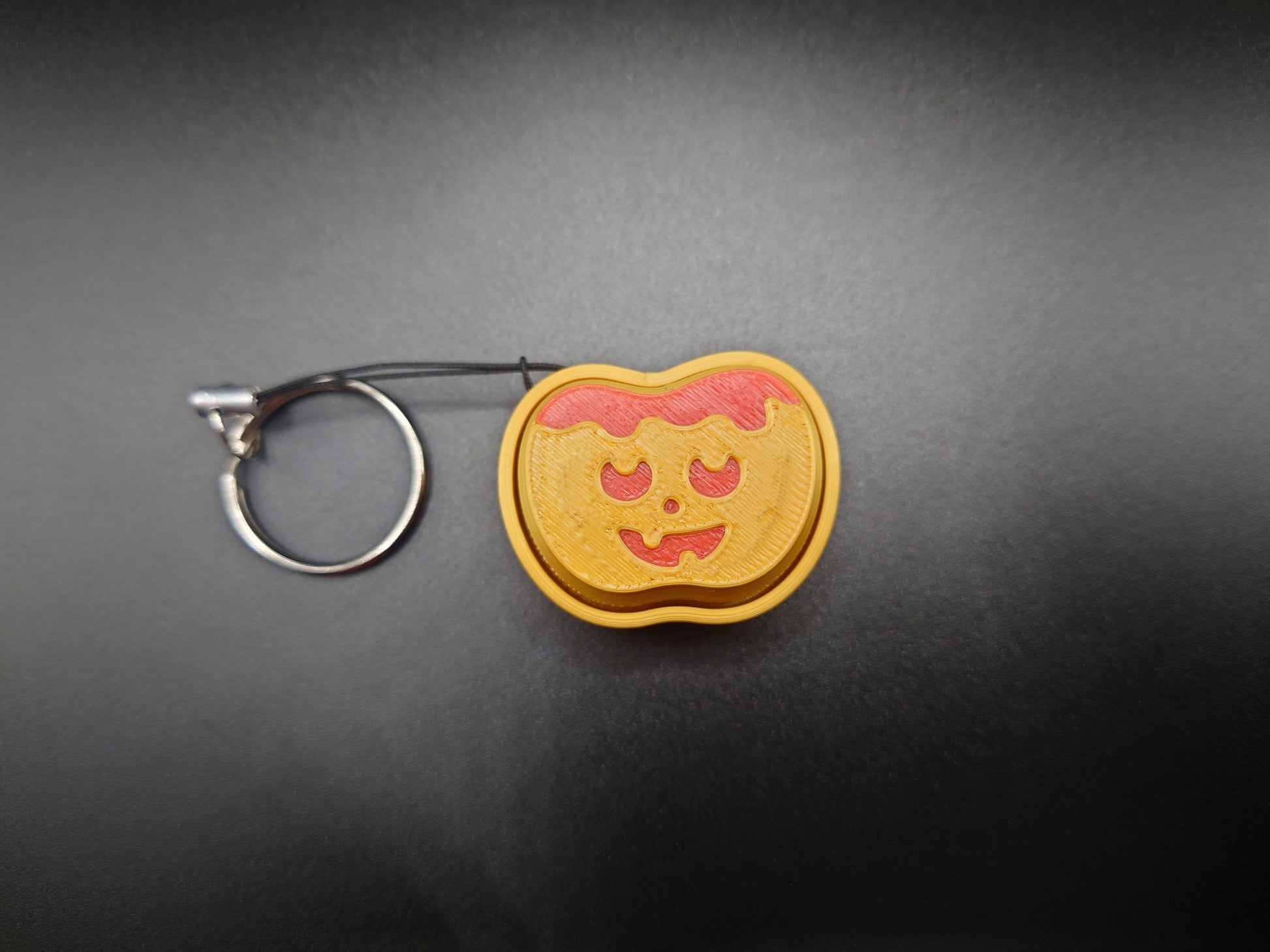 Clicky Toffee Apple Toy - 3D Printed Keyboard switch Fidget Keyring Candy Apple 6.
