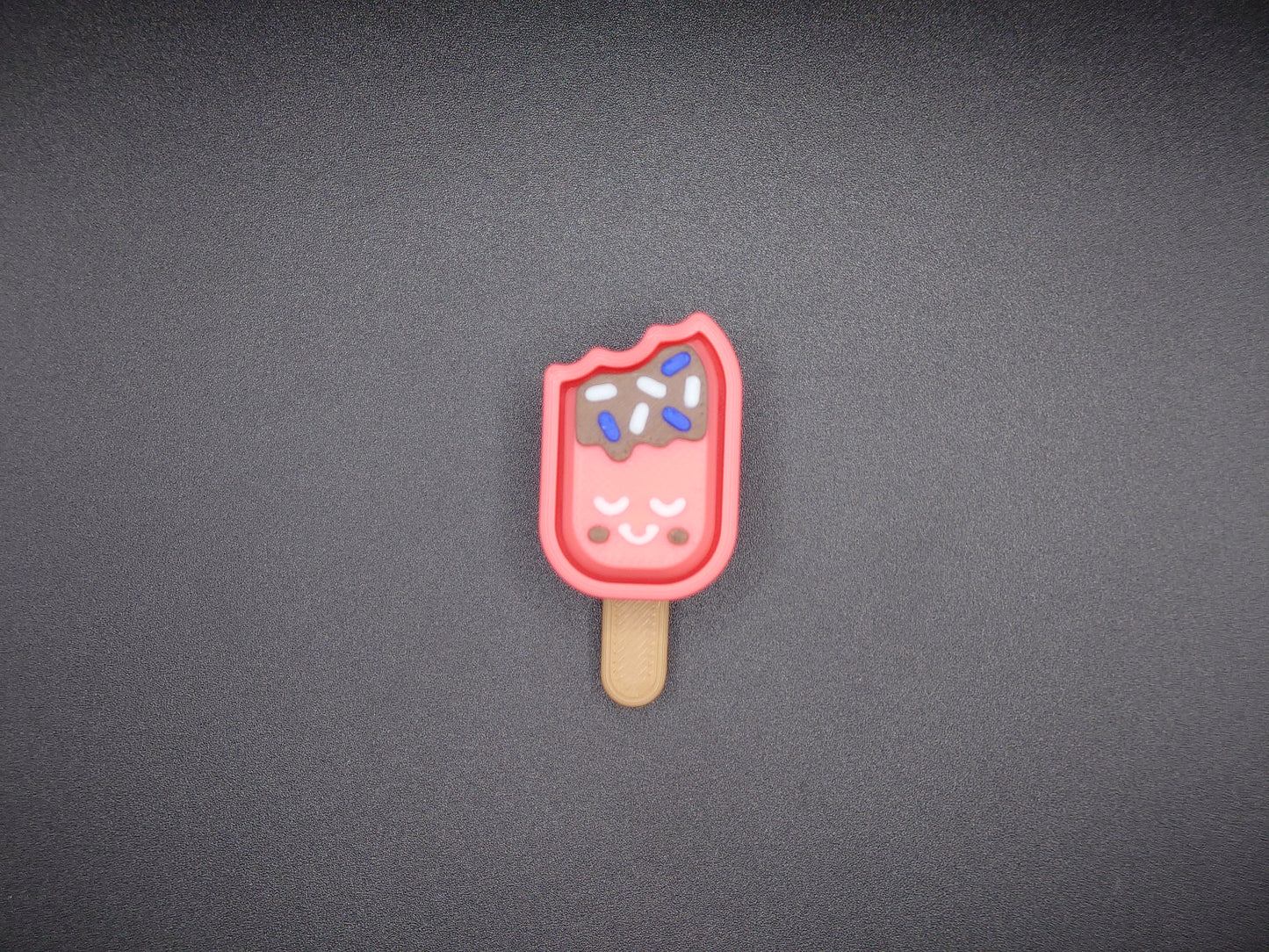 Clicky Ice Cream Popsicle  fidget toy - 3D Printed Keyboard switch Fidget Keyring