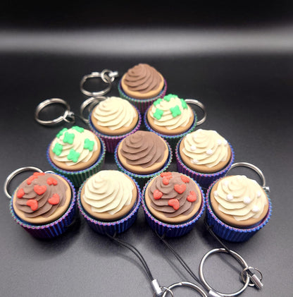 Cupcake Clicker - 3D Printed Keyboard switch Fidget Keyring