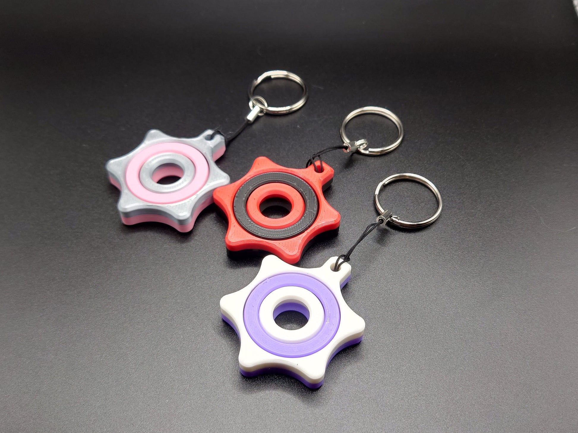 Fidget Star Keychain - Fun Stress Relief Toy