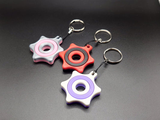 Fidget Star Keychain - Fun Stress Relief Toy