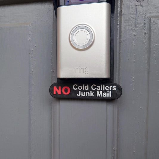 Clip on Rain & Sun Cover For Ring 2nd Generation Doorbell No Cold Callers, No Junk Mail