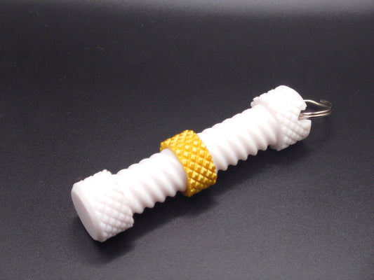 3D Printed Fidget Extended Thick Bolt Keyring