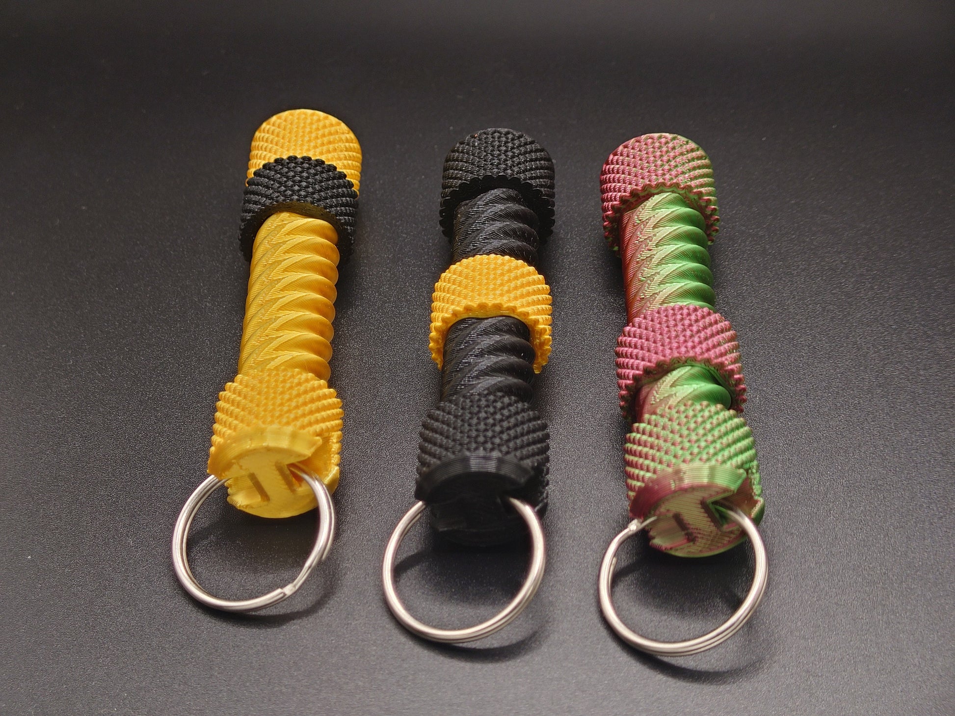 3D Printed Fidget Bolt Keyring