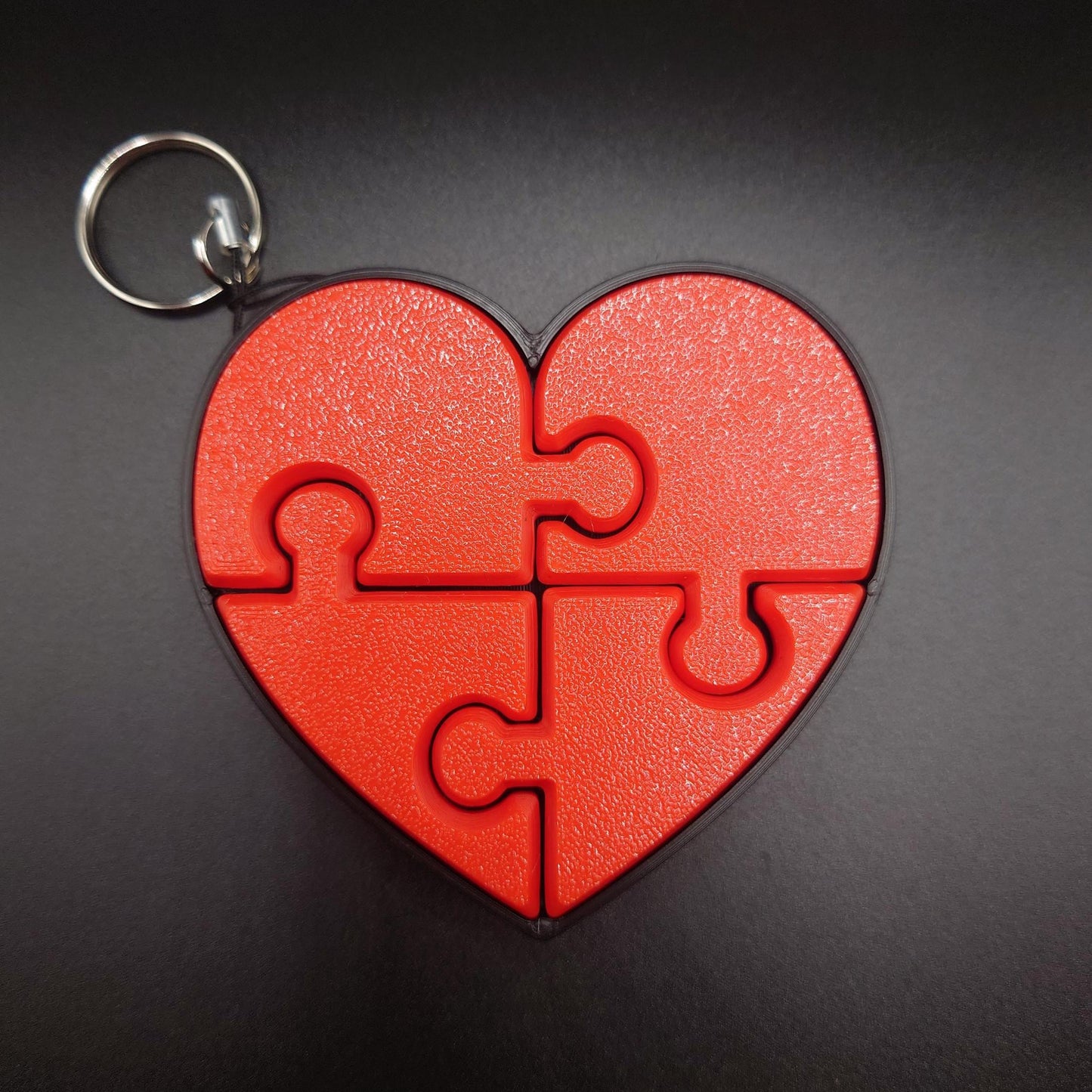 Keyboard Switch Jigsaw Heart Fidget Toy
