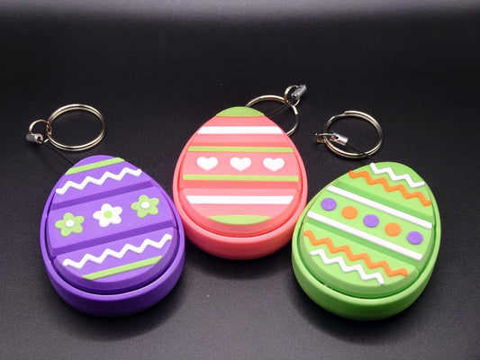 Easter Egg Fidget Clicker Sensory Keyboard Triple Clicky Keyring