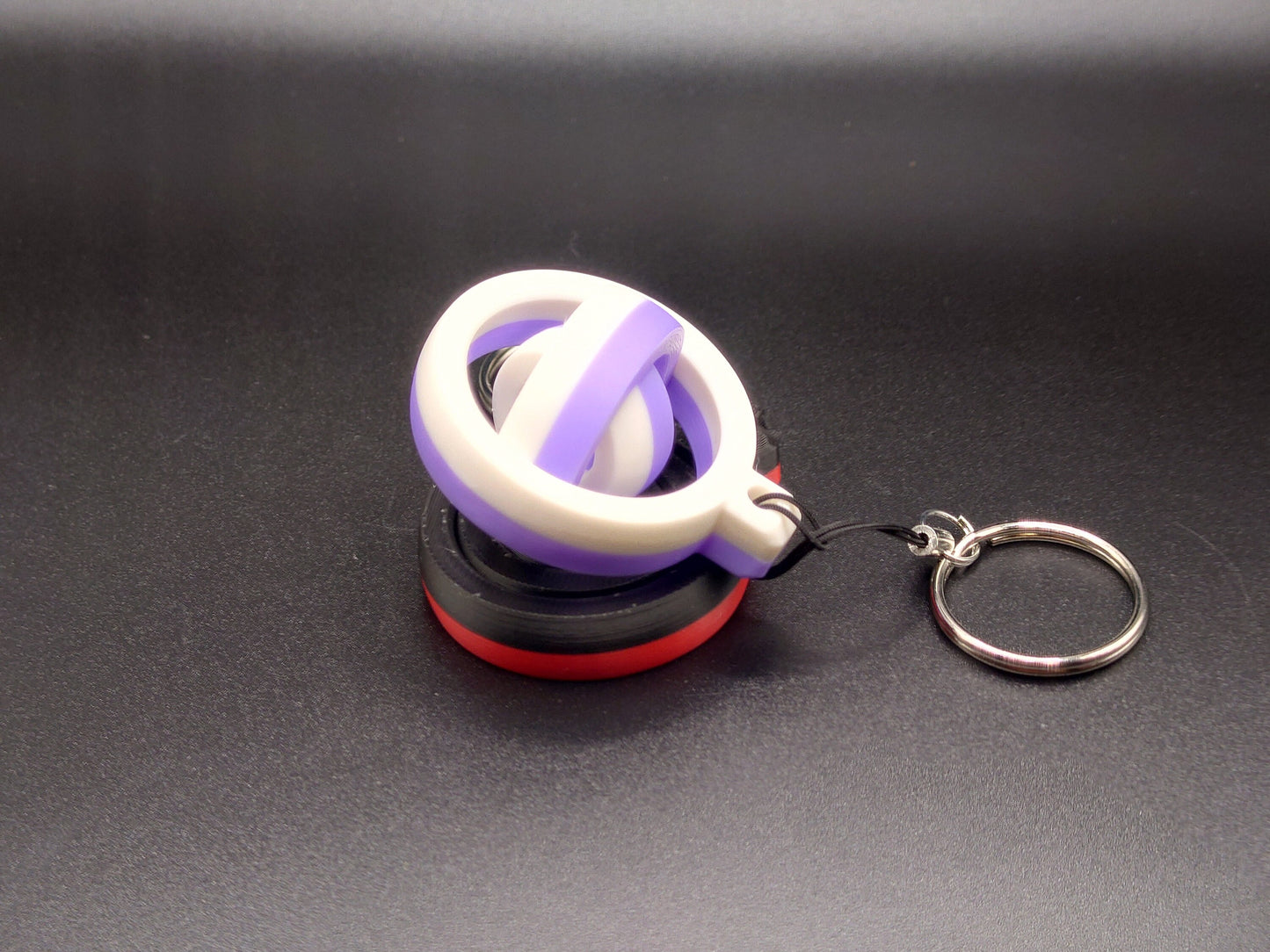 Fidget Circle Gyro Keyring - Keep Your Hands Busy!